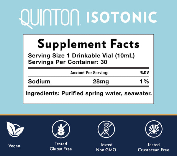 Quinton Hypertonic - 30 Ampules– Litewater Scientific